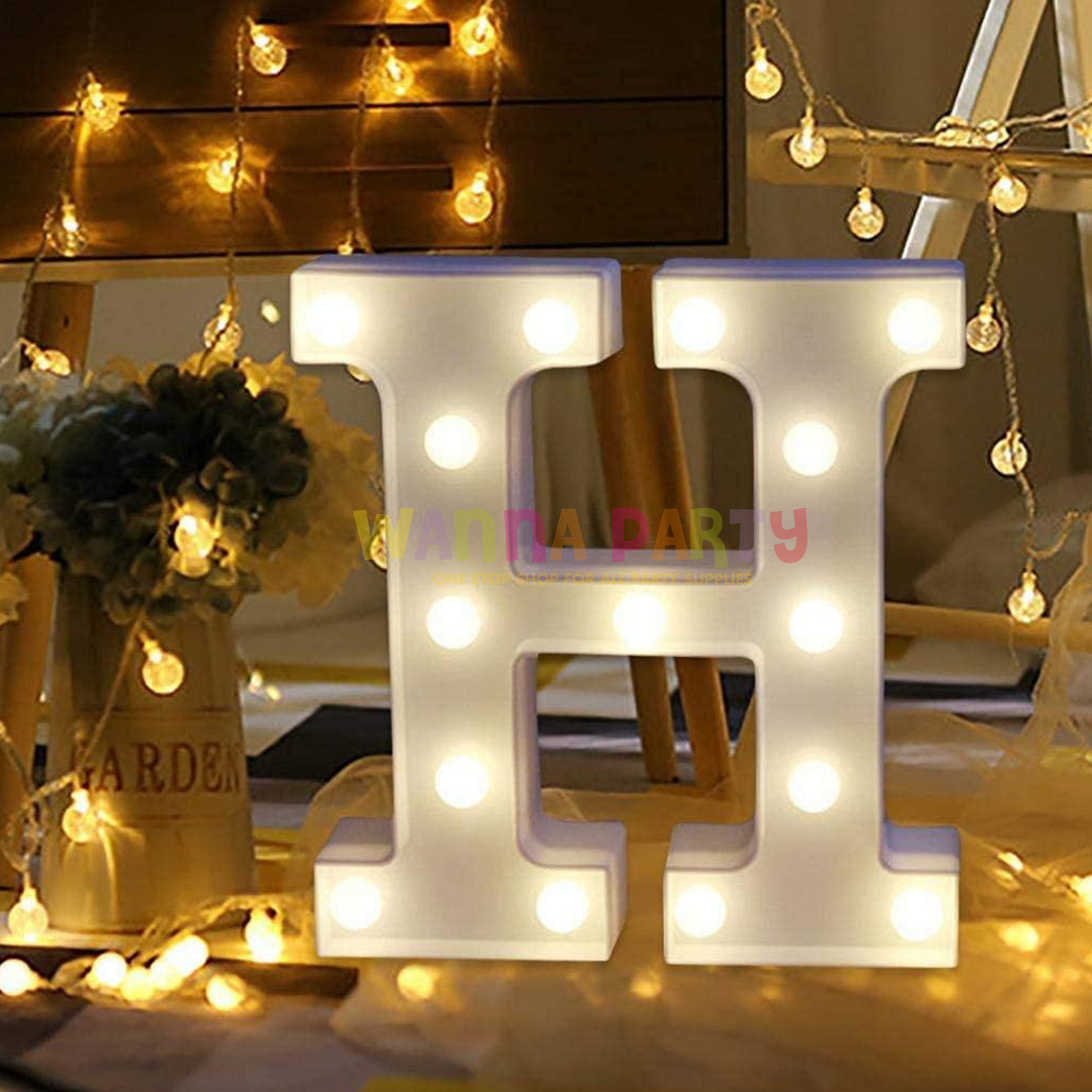 LED Marquee Alphabet H-1PC