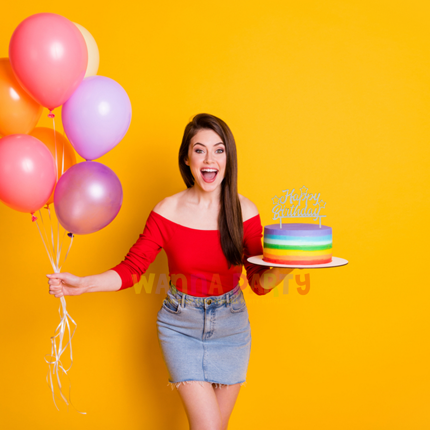 Happy Birthday Cake Topper