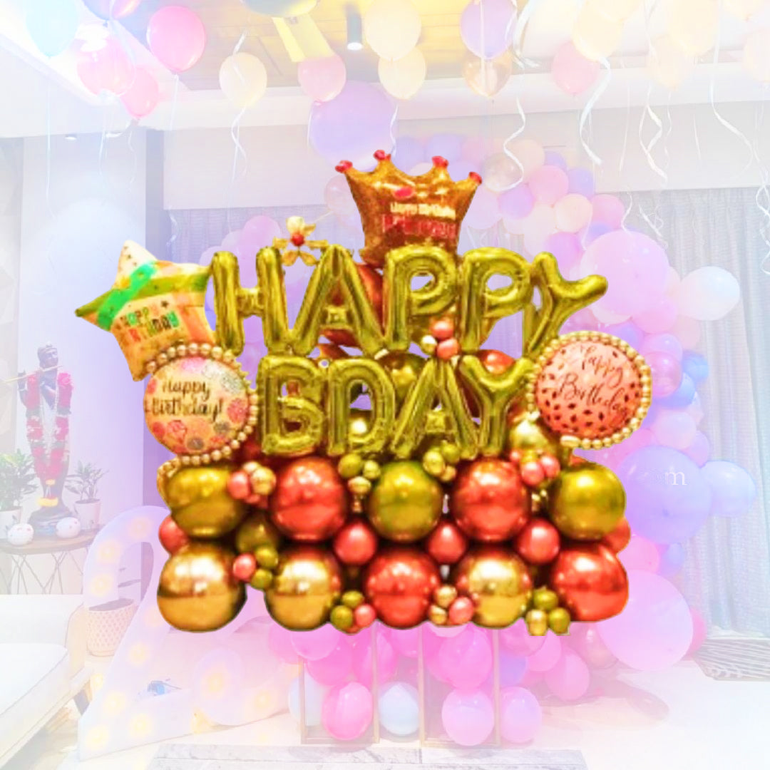 Balloon Bouquet - Happy Birthday