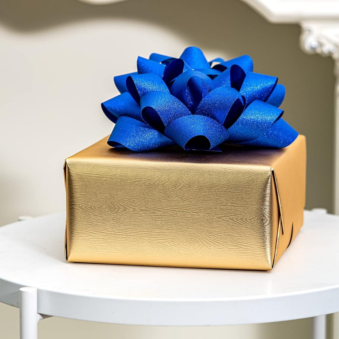 Blue Packaging Bow Ribbbons - 2PC