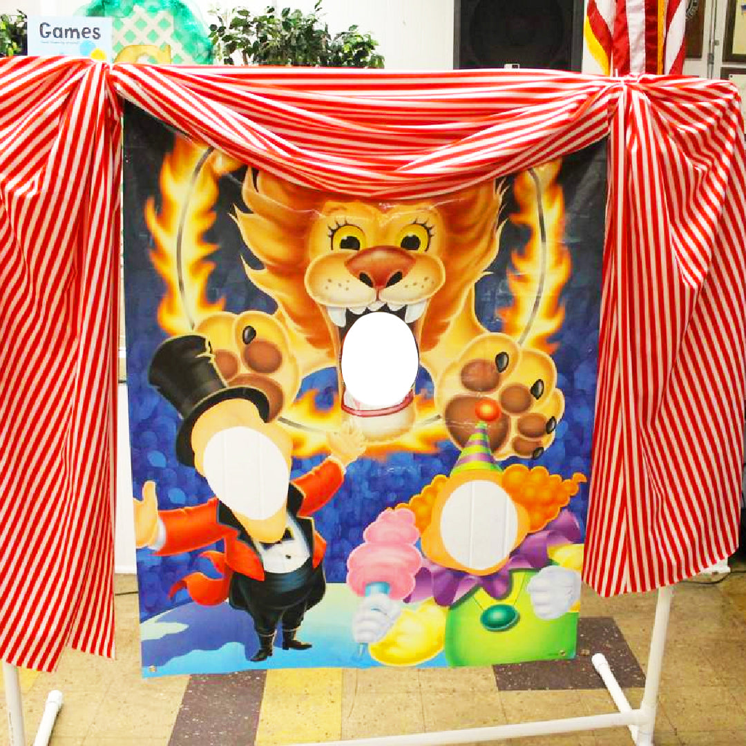 Circus Theme Photo Cutout Hanging for Photo Prop - 1 PC