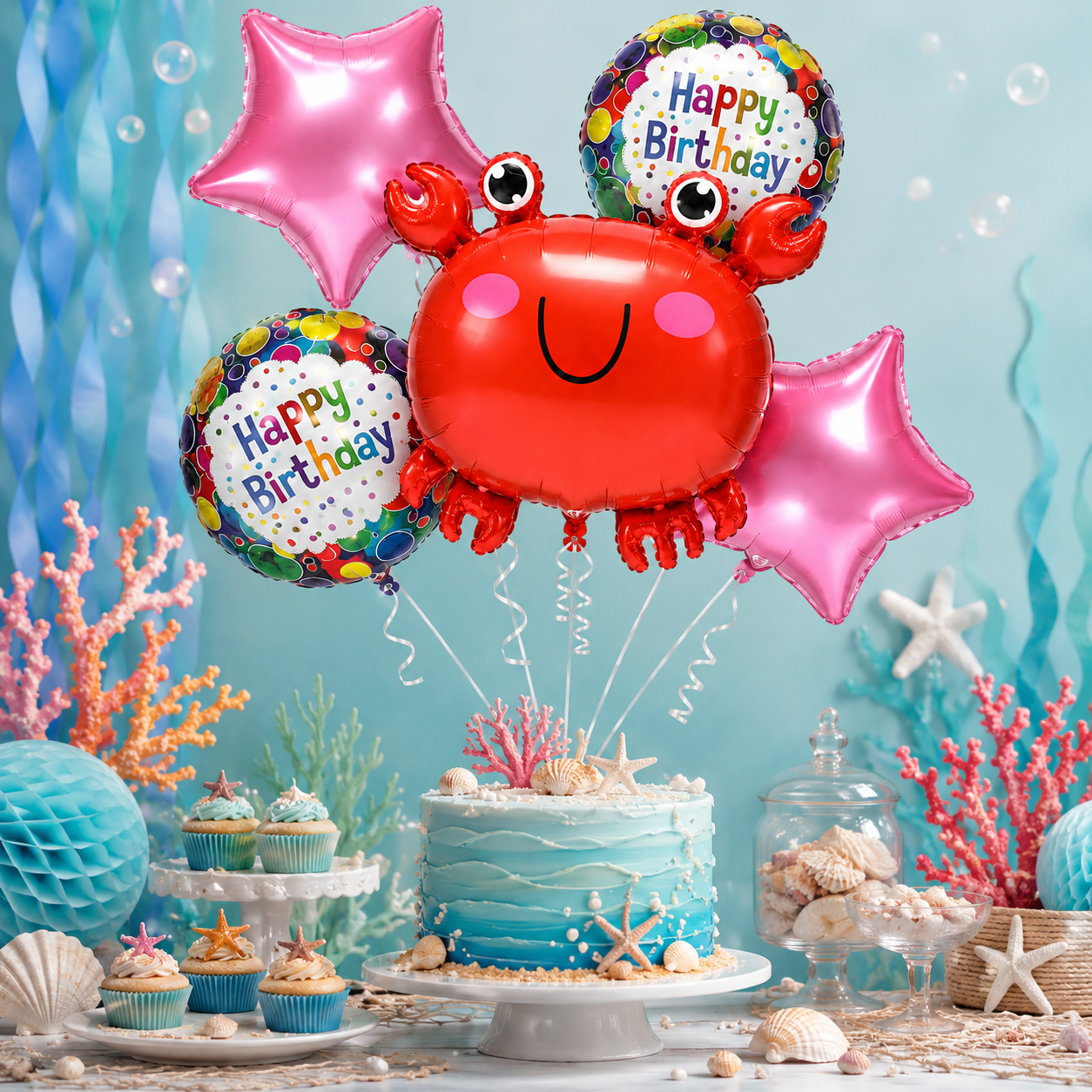 Ocean Animals Balloon Set of 5
