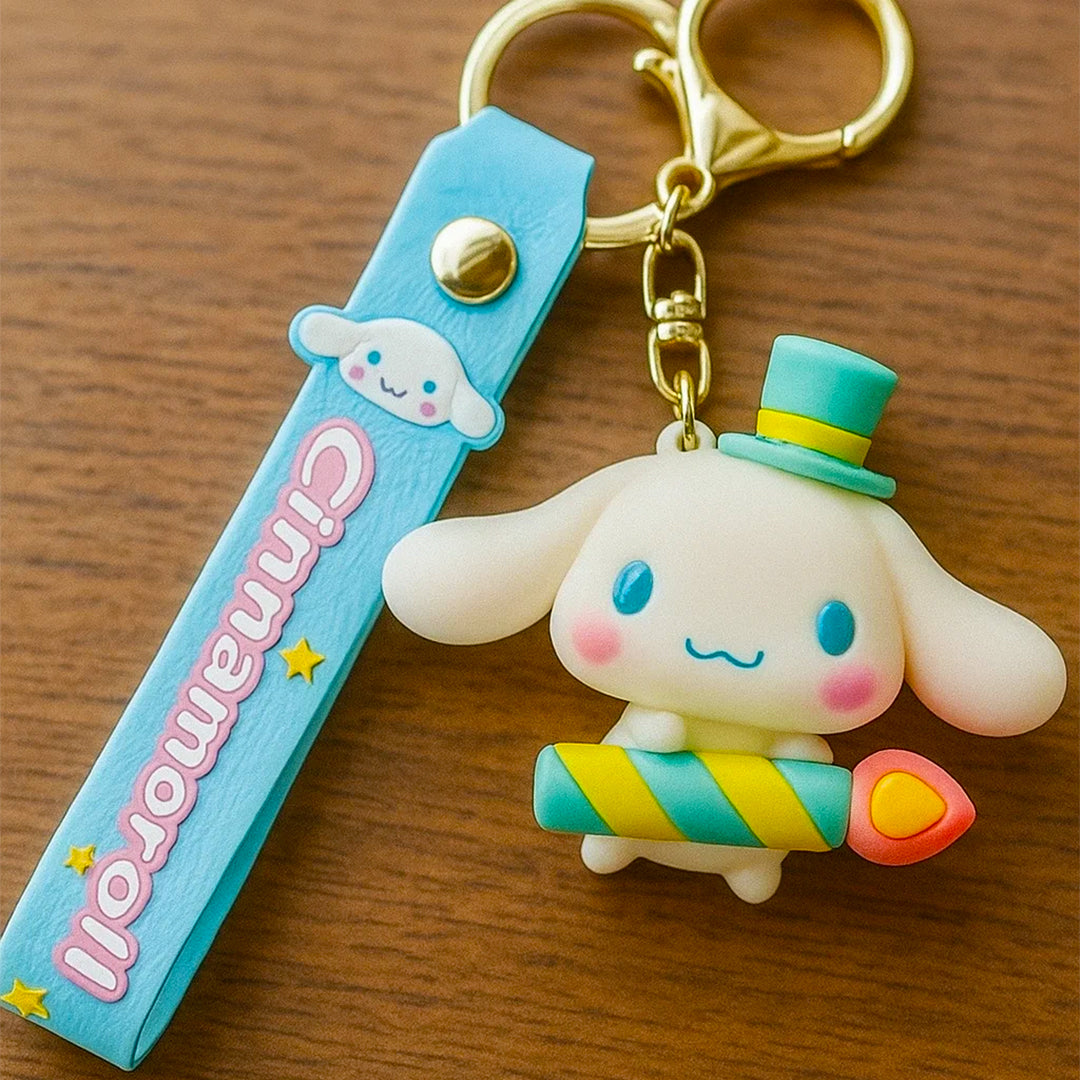 Cinamon Roll Key Chain & Bag Charms - 1PC