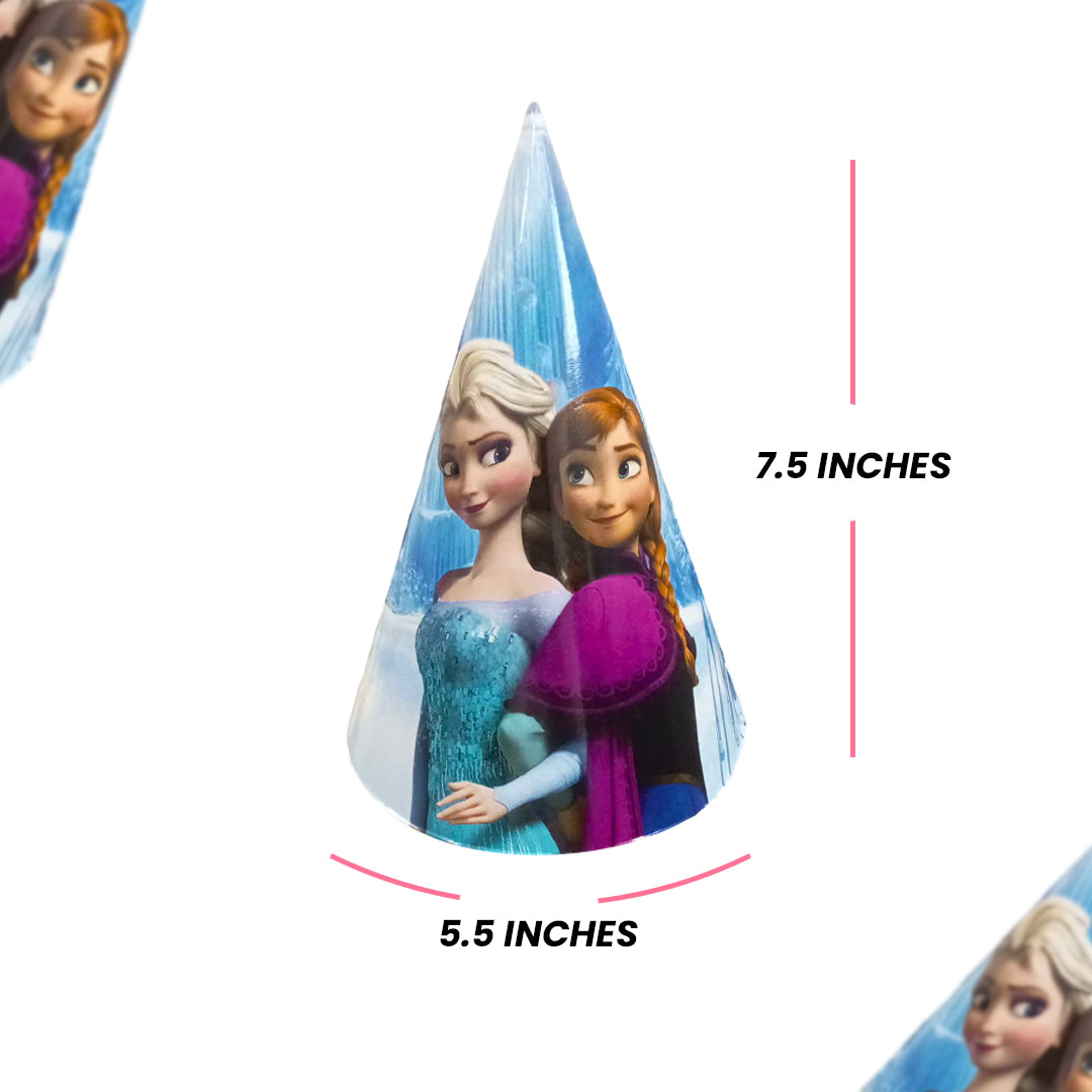 Frozen Theme Birthday Caps - 10PC