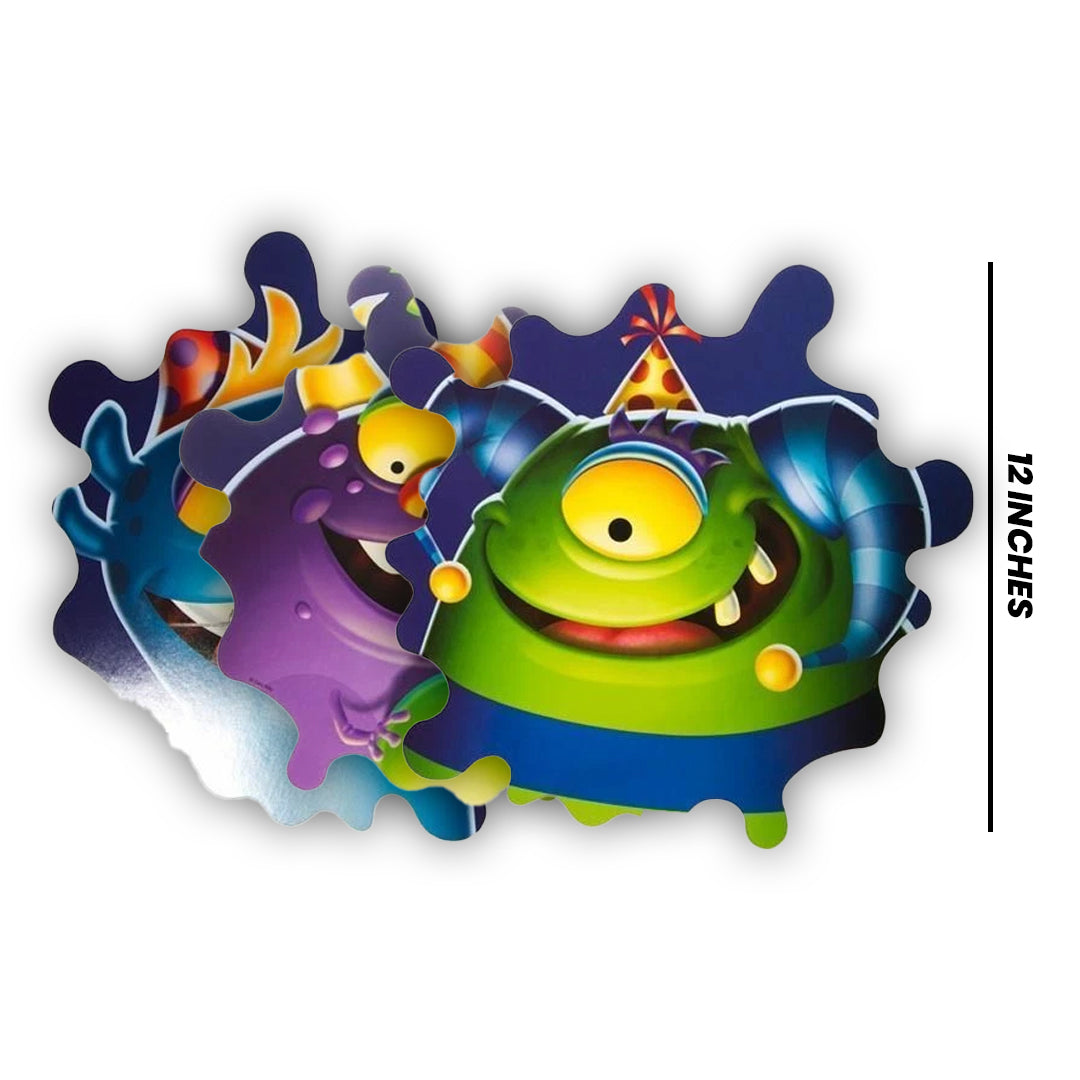 Monster Mania Cutout Wall/Glass/Door Decoration - 3PC