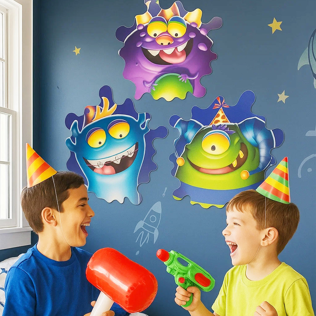 Monster Mania Cutout Wall/Glass/Door Decoration - 3PC