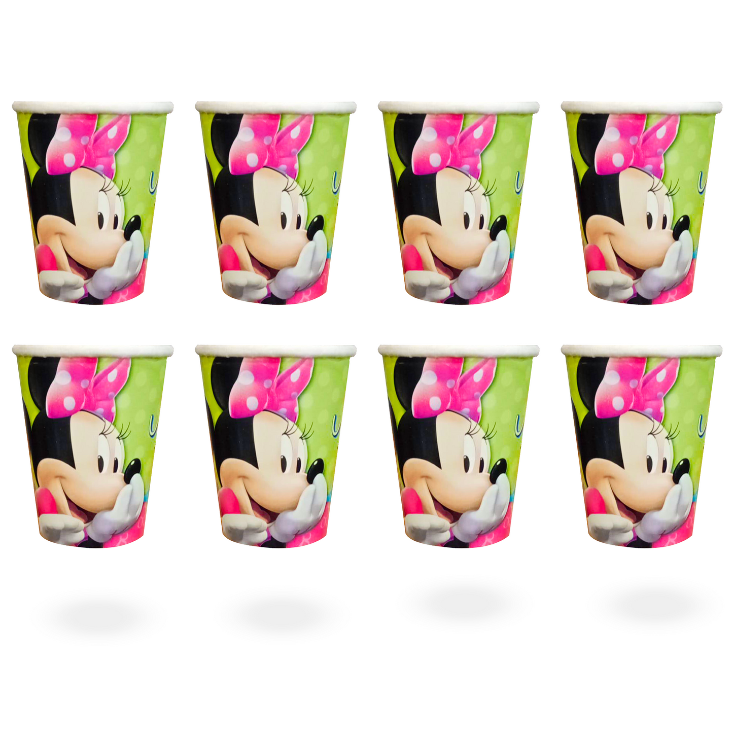 Minnie Mouse Printed Party Paper Cups - 260ml - 8PC