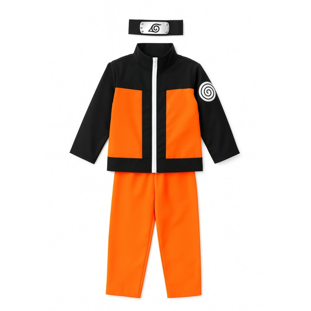 Naruto Shippuden Anime Costume - Medium - Age 7 to 9 Years