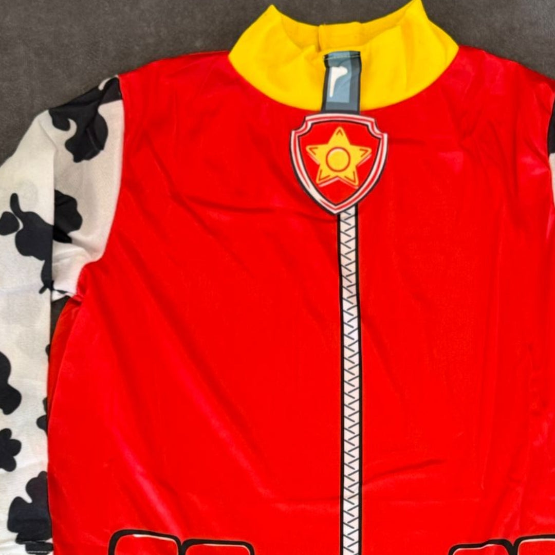 Paw Patrol Costume with Red Bag - Medium - Age 5 to 7 Years