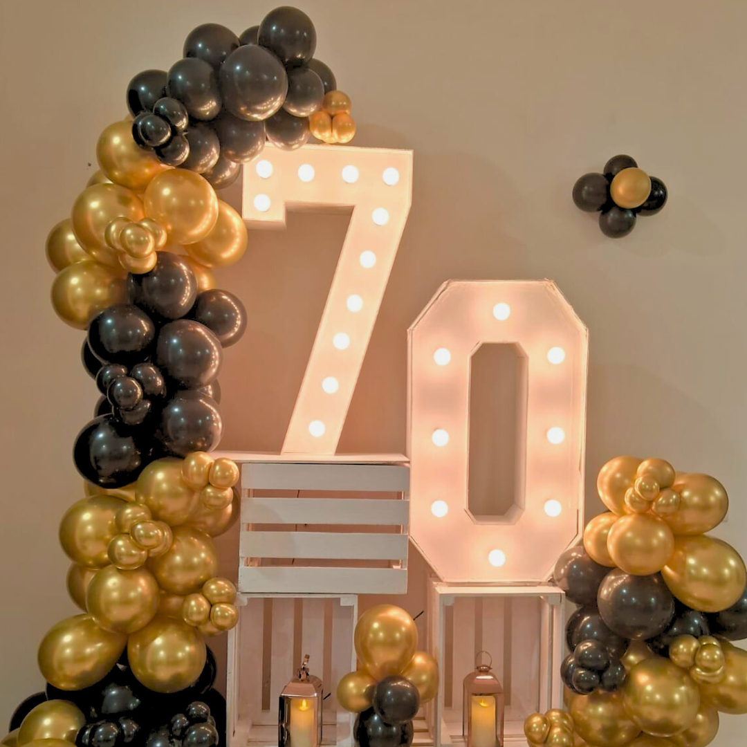 70th Led Marquee Set Up