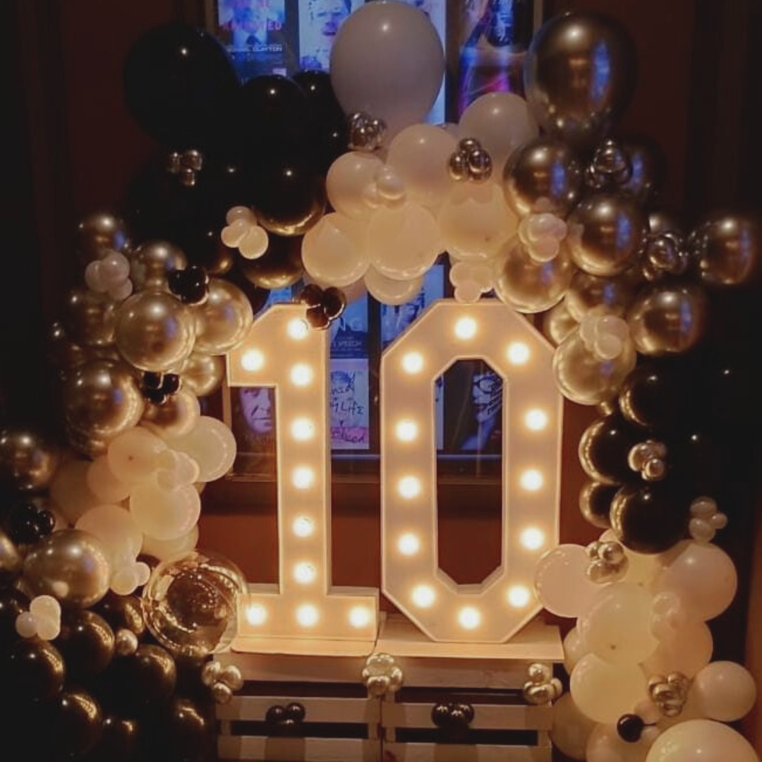 10th Led Marquee Set Up