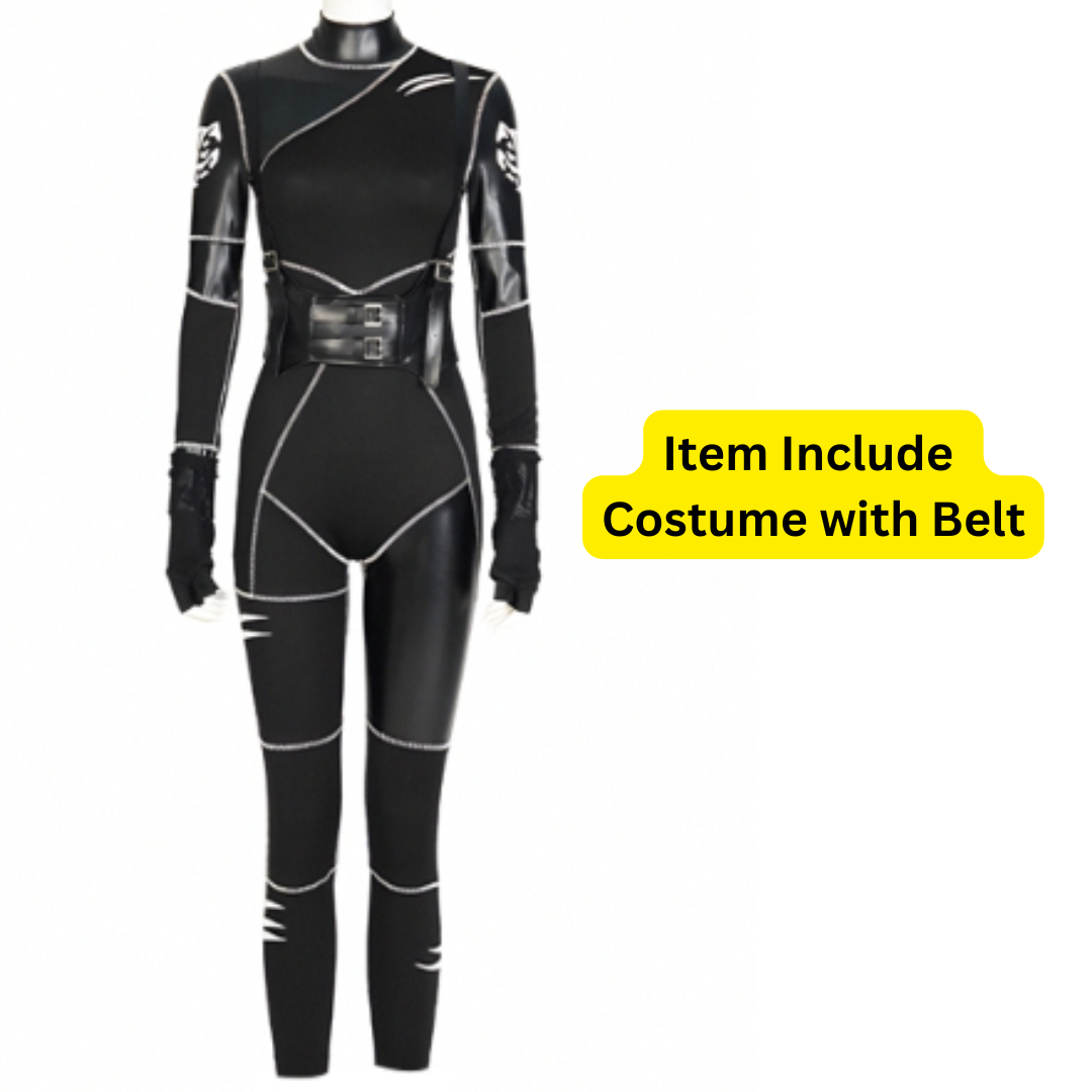 Anime Black Female Adult Costume - Size S (Bust - 76 cm)