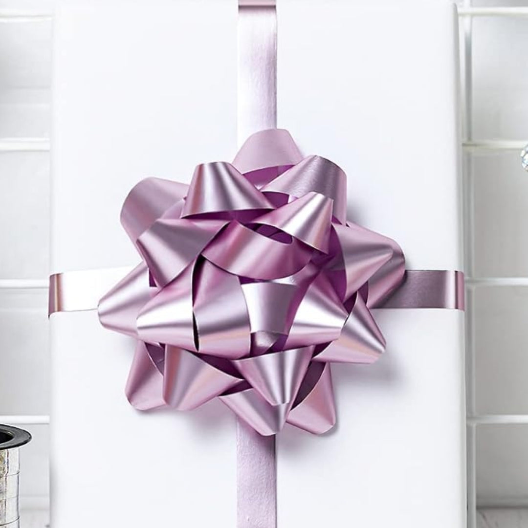 Gift Packing Bow Ribbons Pink for Gift Wrap - 2PC