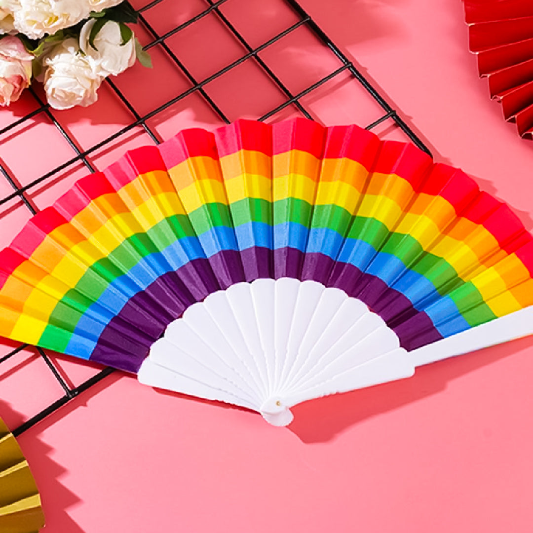 Rainbow Hand Fan Set - 4