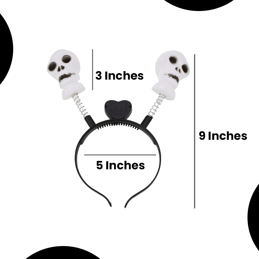 Light Up Skull Headband - 1PC