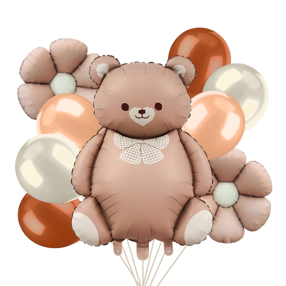 Teddy Bear Balloon Set - 9PC