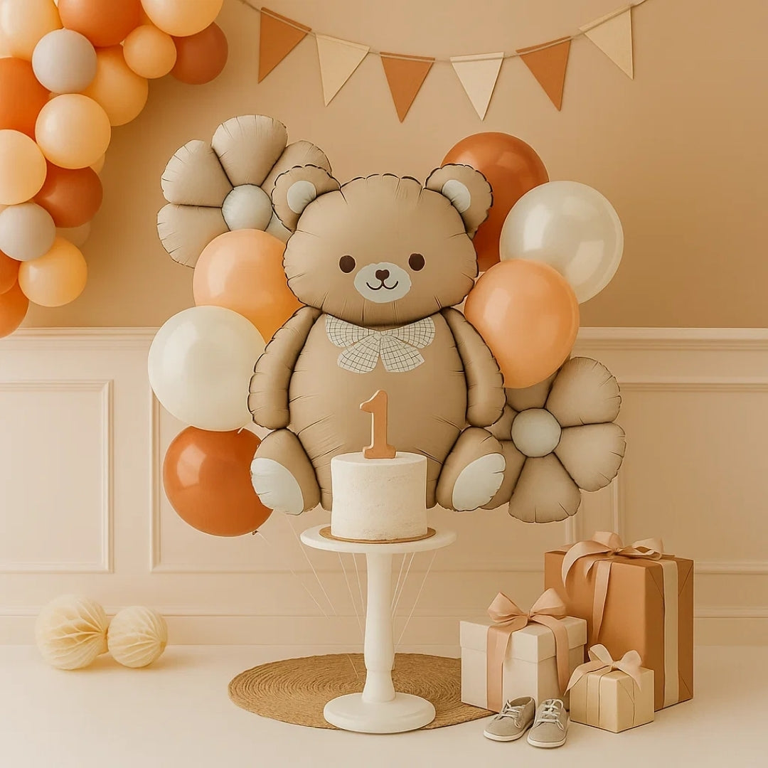 Teddy Bear Balloon Set - 9PC