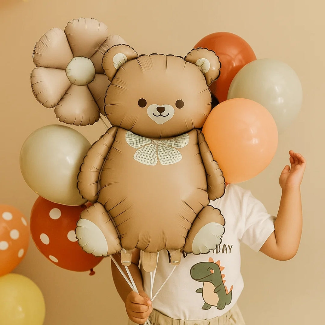 Teddy Bear Balloon Set - 9PC