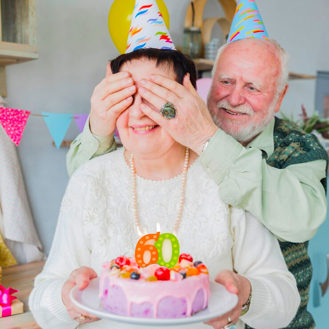 Numerical Candle 60th Birthday