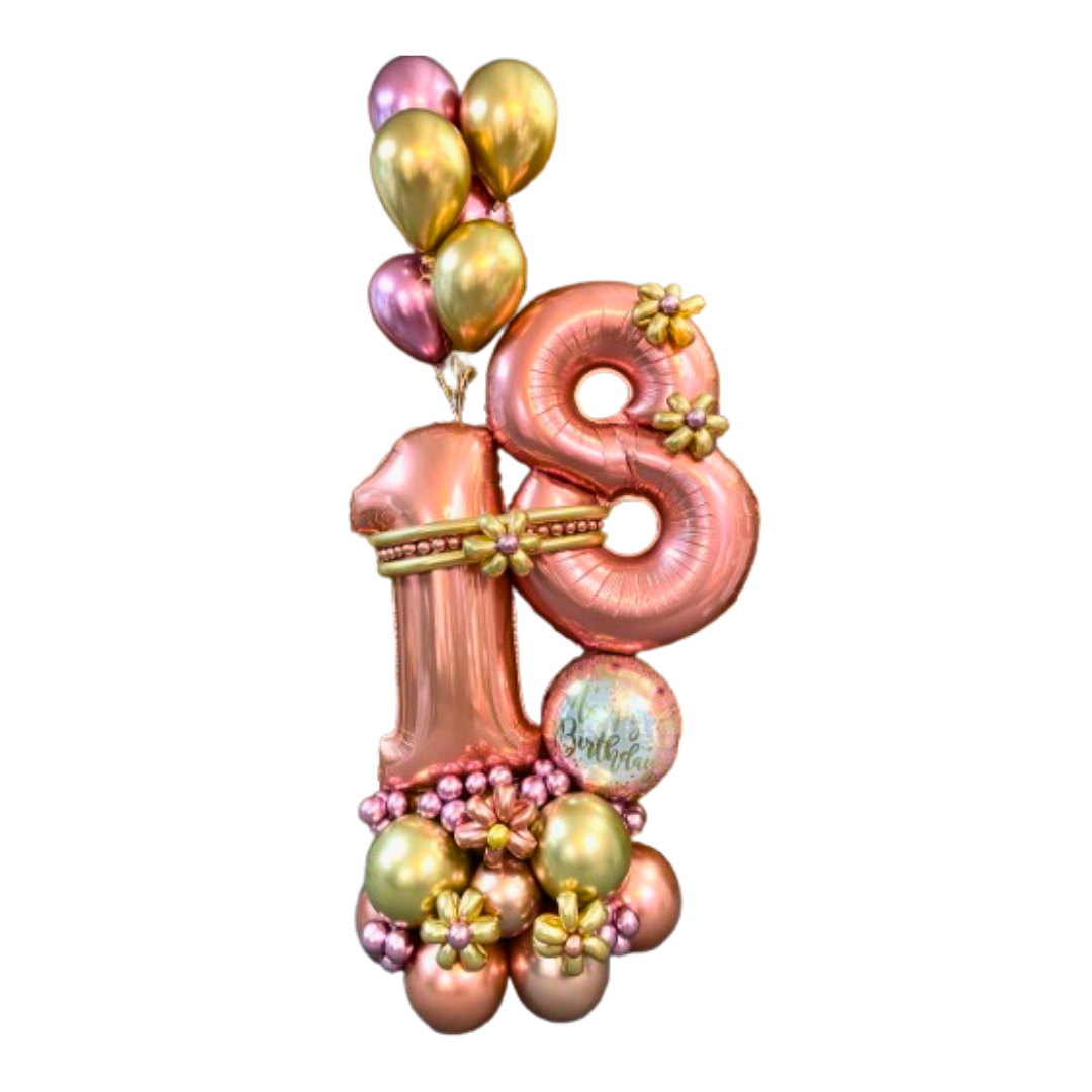 Balloon Bouquet - 18th Birthday