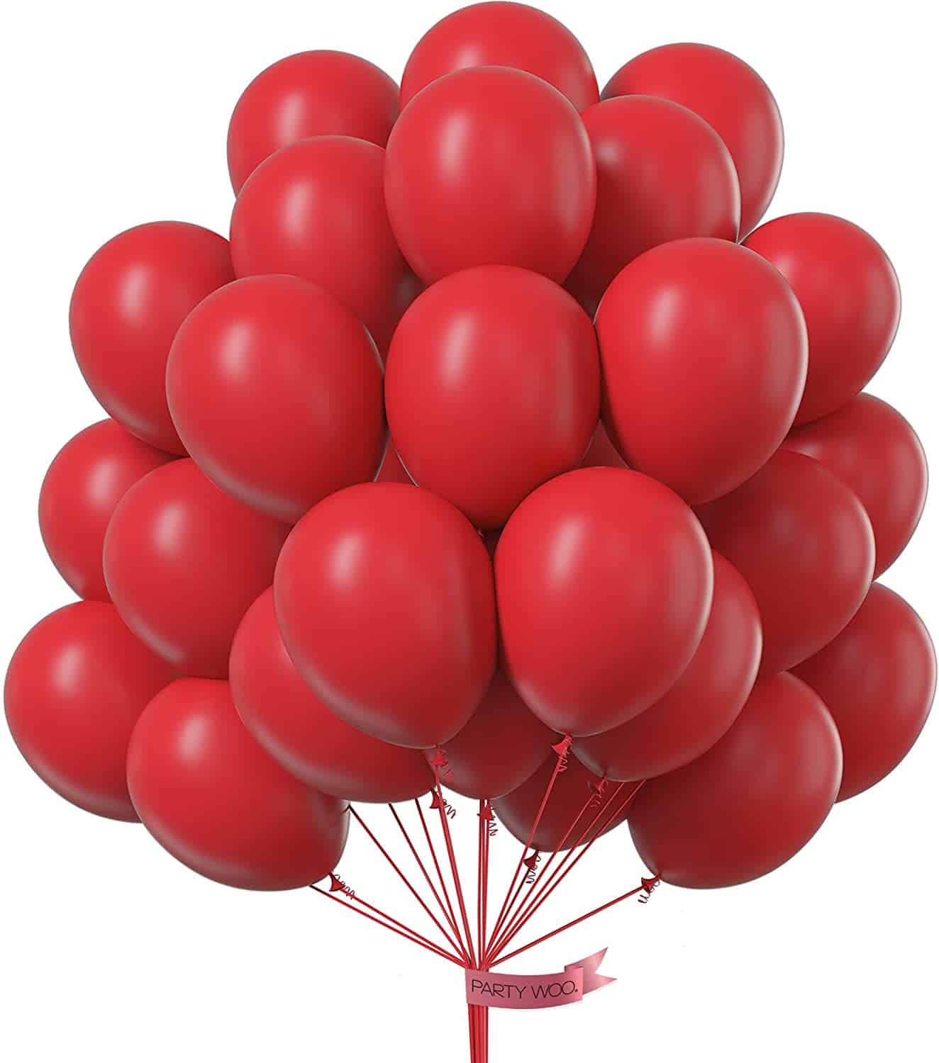 Garnett Red Color Balloons 10" - 50 PC