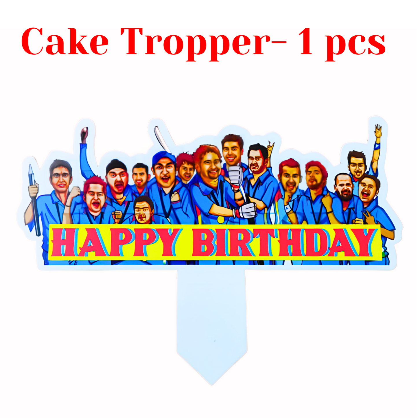 Cricket Theme Happy Birthday Decor w/ Cricketer Cutouts Combo - Set of 81PC