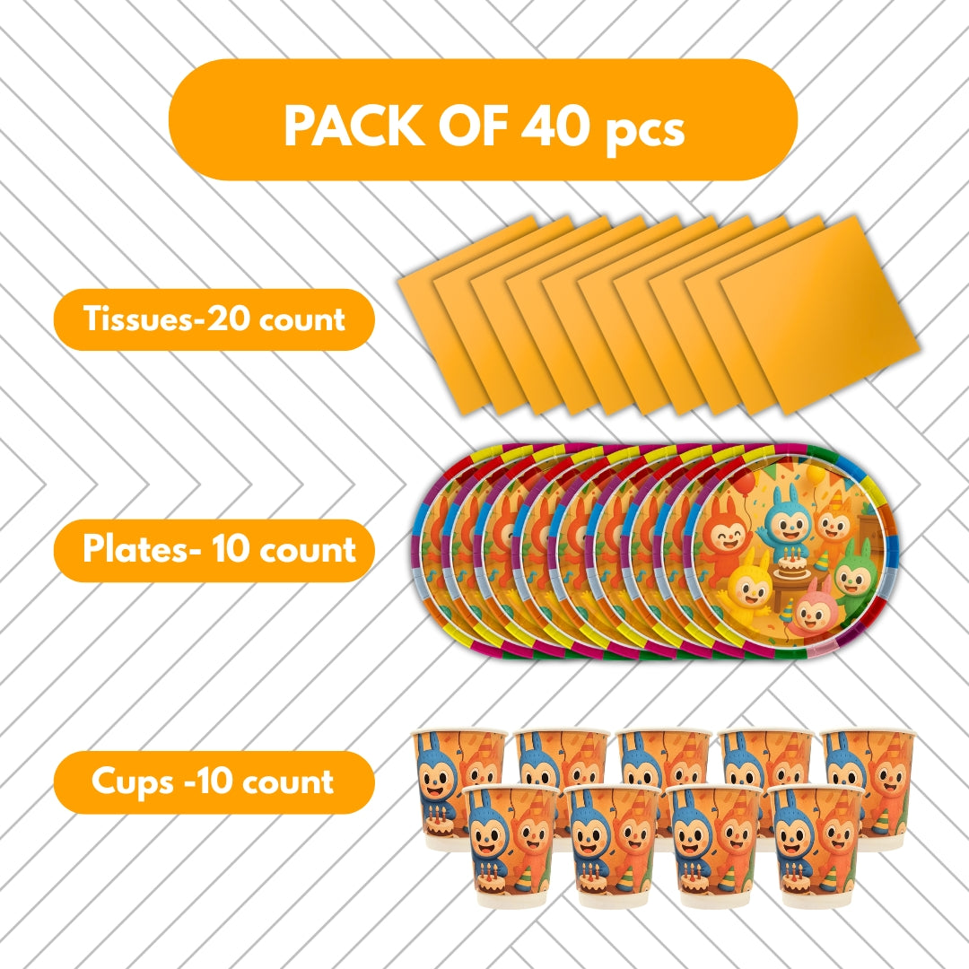 Labubu Combo Tableware Kit - 36PC