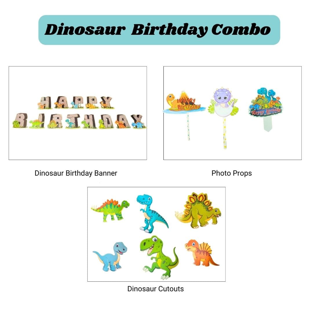 Dinosaur Birthday Party Set - 17PC