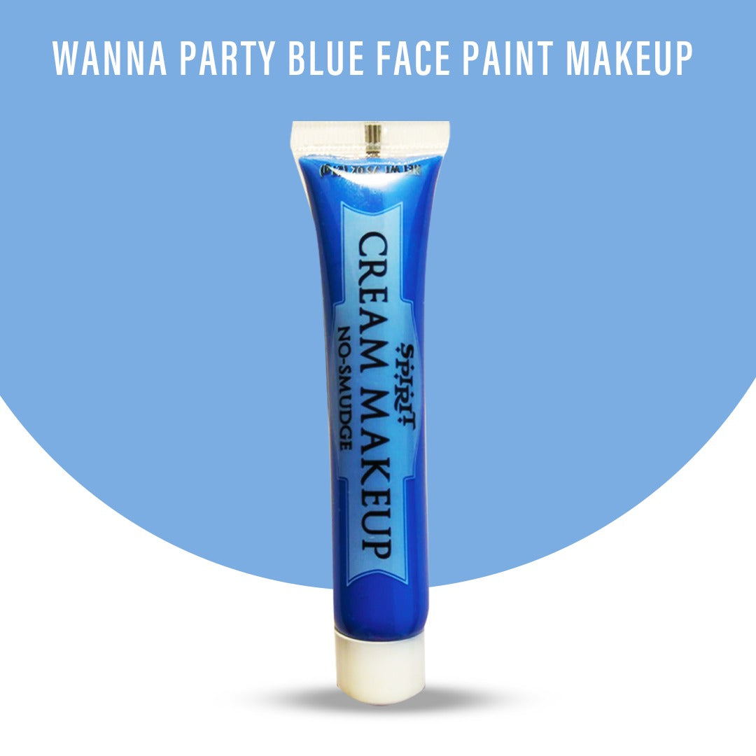 Blue Face Paint Makeup - 1PC