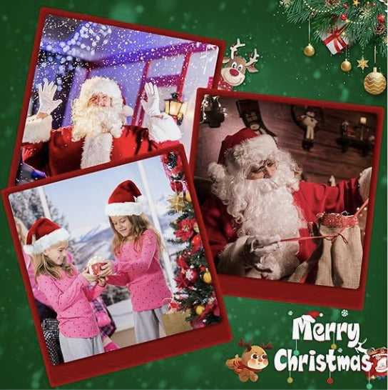 Santa Claus White Fluffy Beard