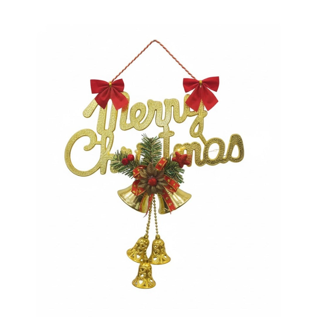 Merry Christmas Fancy Door Hanging Decoration - 1PC