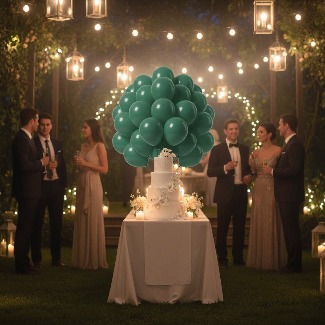 Dark Green Latex/Rubber Balloons - 10 inches - 20PC