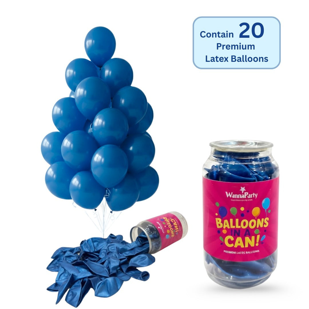 10" Chrome Blue Balloons - 20PC