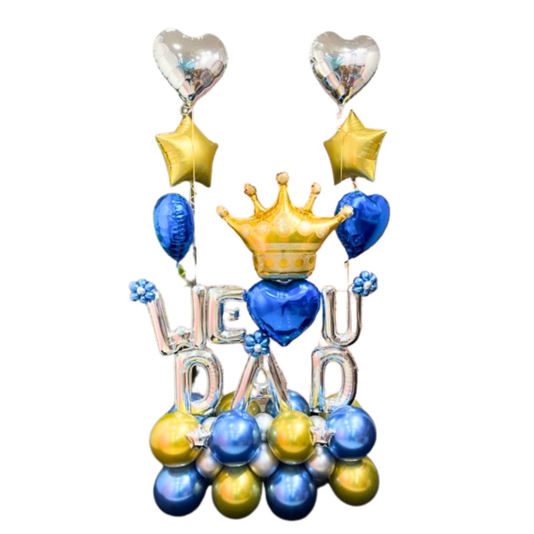 We Love You Dad - Balloon Bouquet