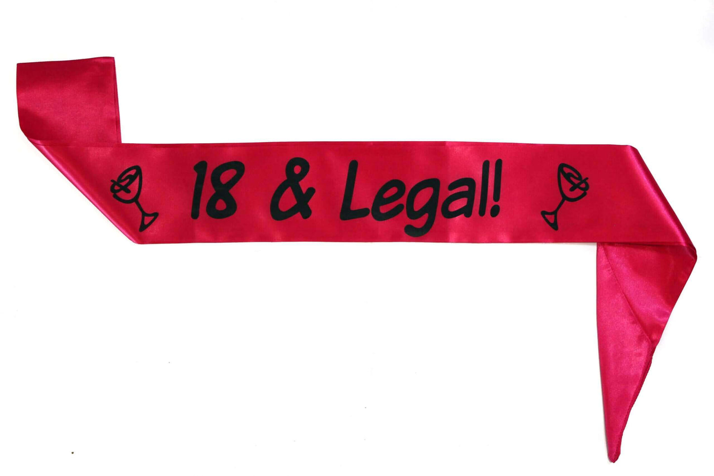 18 & Legal Satin Sash
