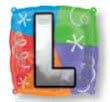 18" LETTER L QUAD BALLOON