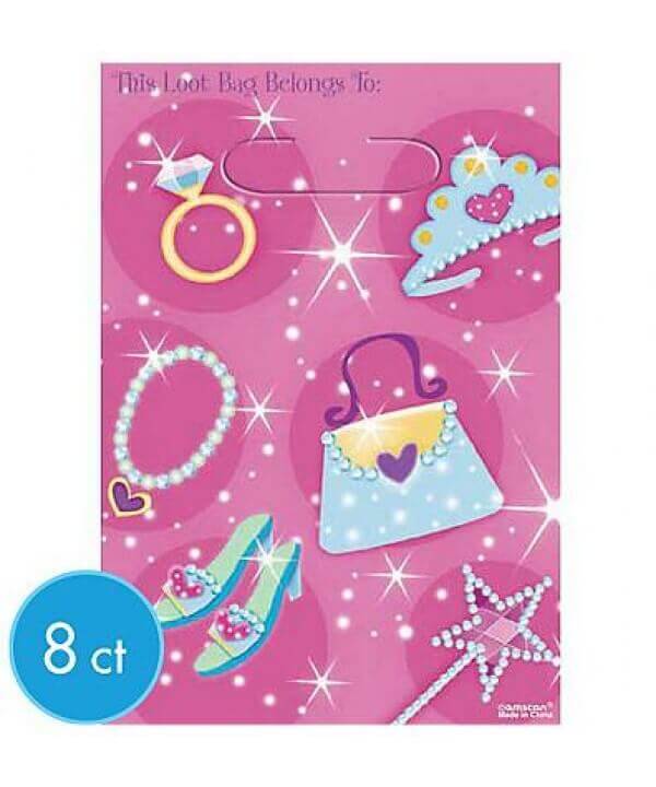 Loot Bags Princess - 8CT