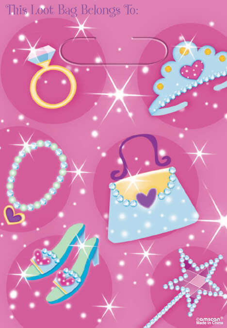 Loot Bags Princess - 8CT