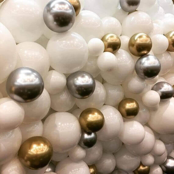 Chrome Silver Balloons 12inches - Pack of 50