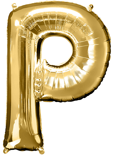 40" Alphabet P Balloon
