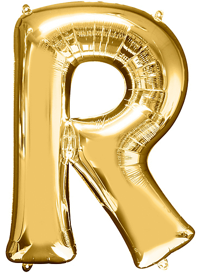 40" Alphabet R Balloon