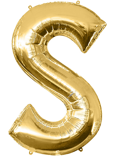 40" Alphabet S Balloon