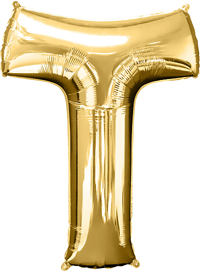 40" Alphabet T Balloon