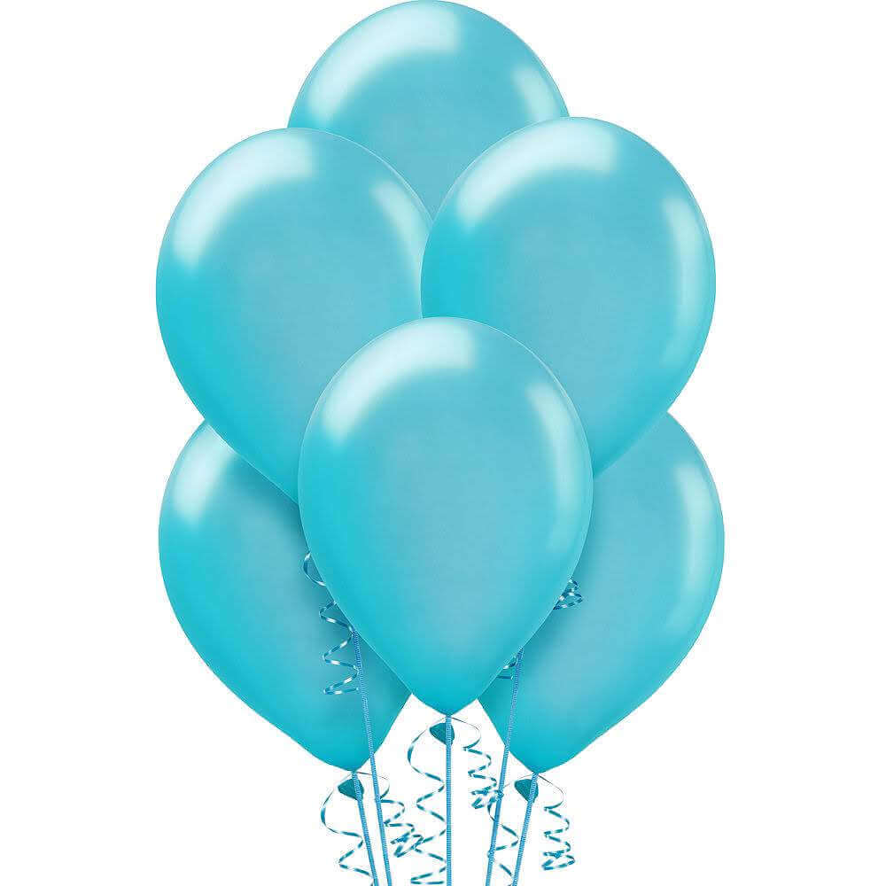 12" Sky Blue Latex Balloons