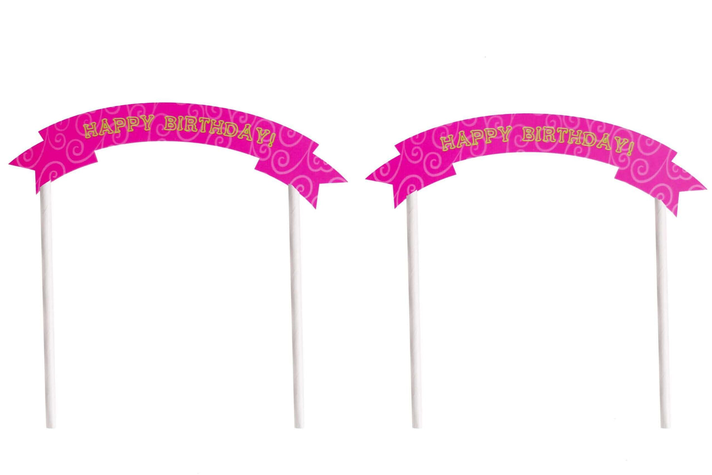 Cake Toppers Set - 5 PC