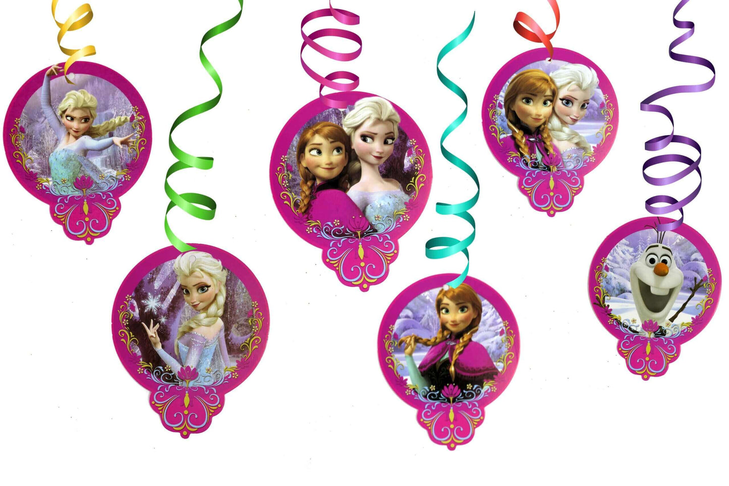 Frozen Swirl Decoration - 12PC