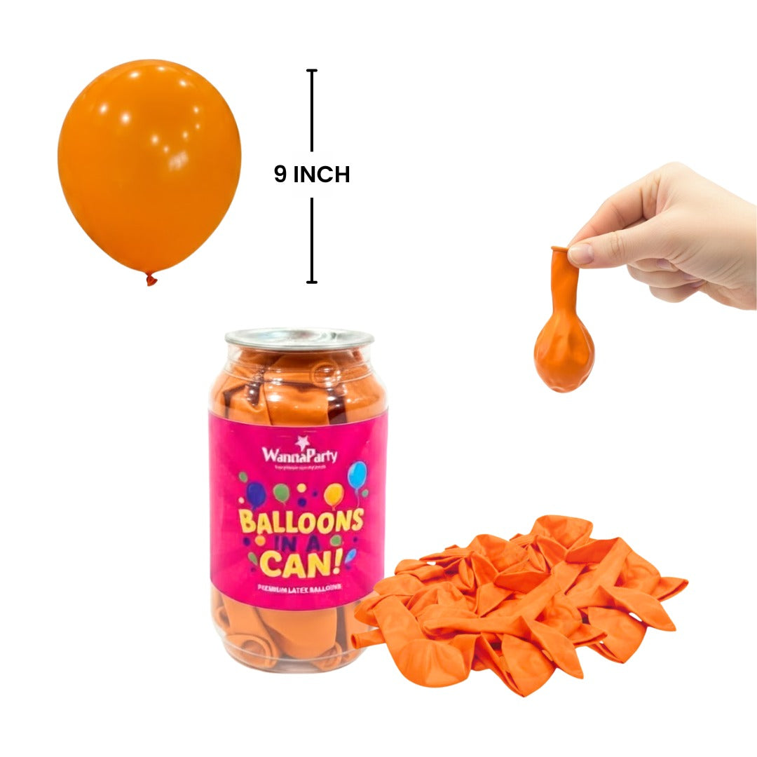 Orange Latex/Rubber Balloons - 10 inches - 20PC
