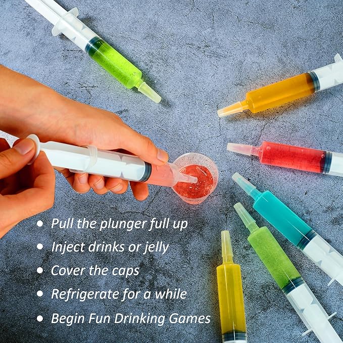 Syringe Shooters for Drinks - 60 ML - 2PC
