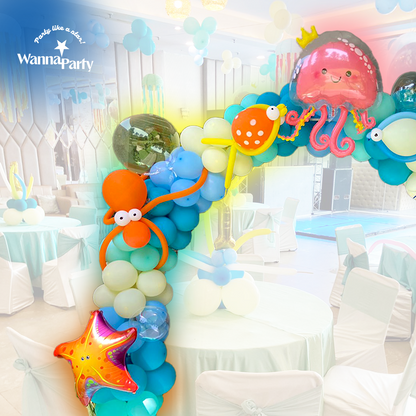 Underwater World Birthday Set up