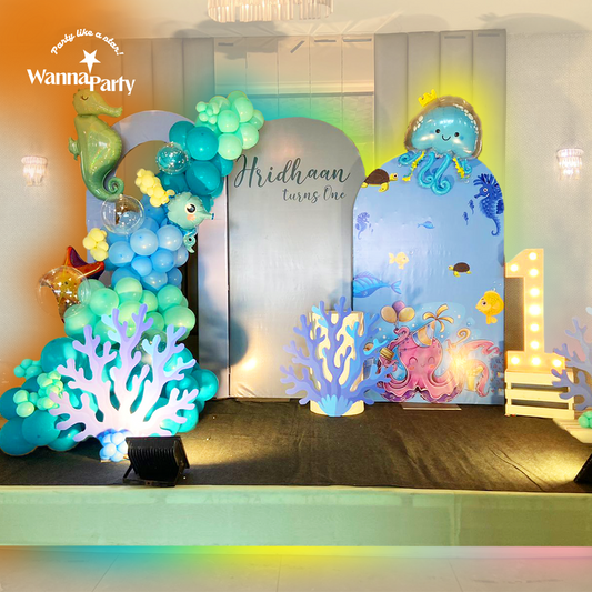 Underwater World Birthday Set up